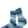 Blocky Stripe Damen Socken