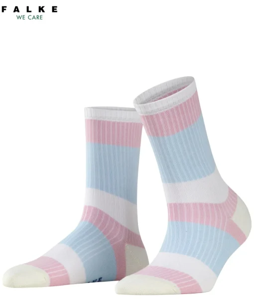 Blocky Stripe Damen Socken