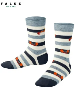 Crab Stripe Kinder Socken