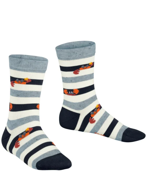 Crab Stripe Kinder Socken