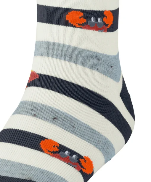 Crab Stripe Kinder Socken