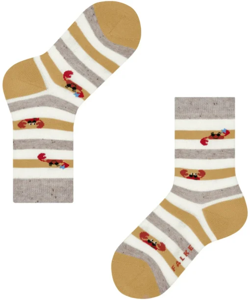 Crab Stripe Kinder Socken