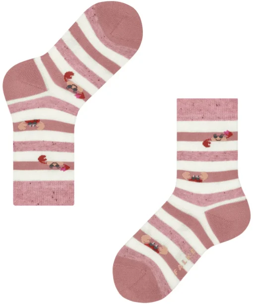 Crab Stripe Kinder Socken