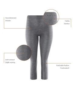 Damen 3/4 Tights Wool-Tech Light