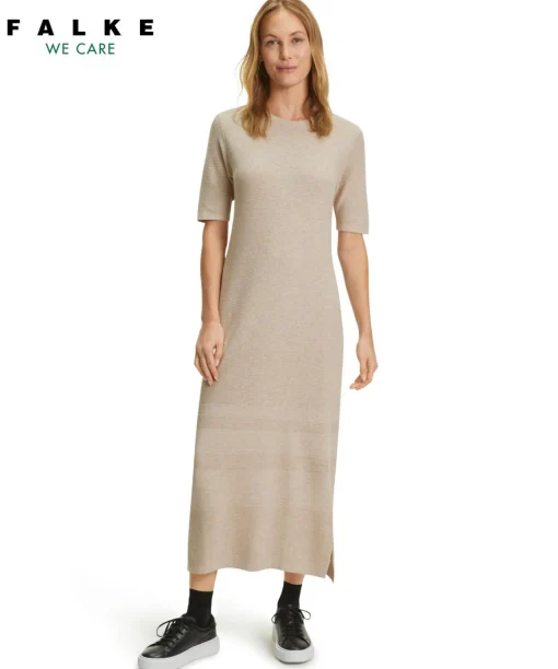 Damen Kleid Rundhals
