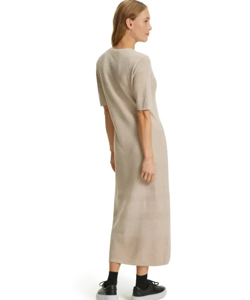Damen Kleid Rundhals