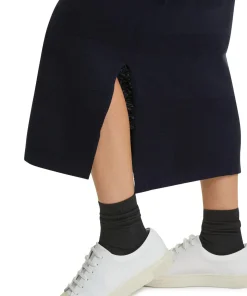 Damen Kleid Rundhals