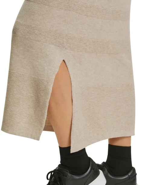 Damen Kleid Rundhals