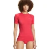 Damen Kurzarmshirt Warm