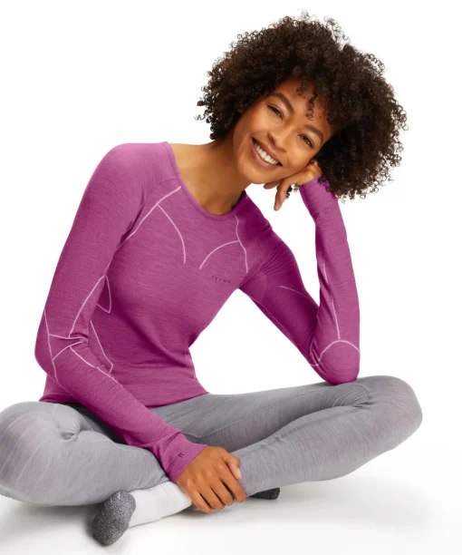 Damen Langarmshirt Wool-Tech