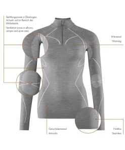 Damen Langarmshirt Wool-Tech