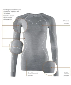 Damen Langarmshirt Wool-Tech