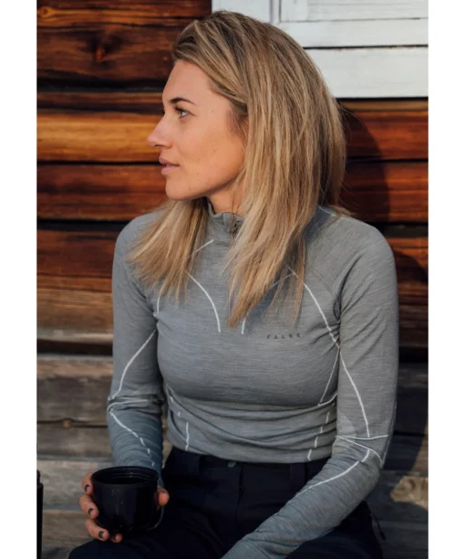 Damen Langarmshirt Wool-Tech