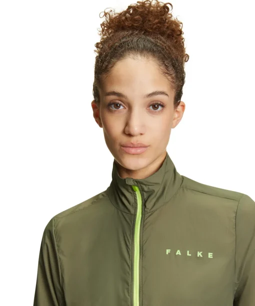 Damen Running Jacke Stehkragen,Kapuze