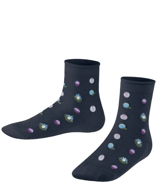 Dotted Flower Kinder Kurzsocken