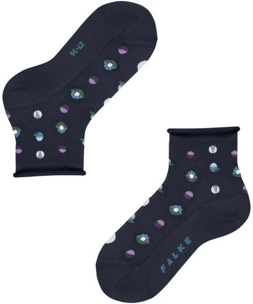 Dotted Flower Kinder Kurzsocken