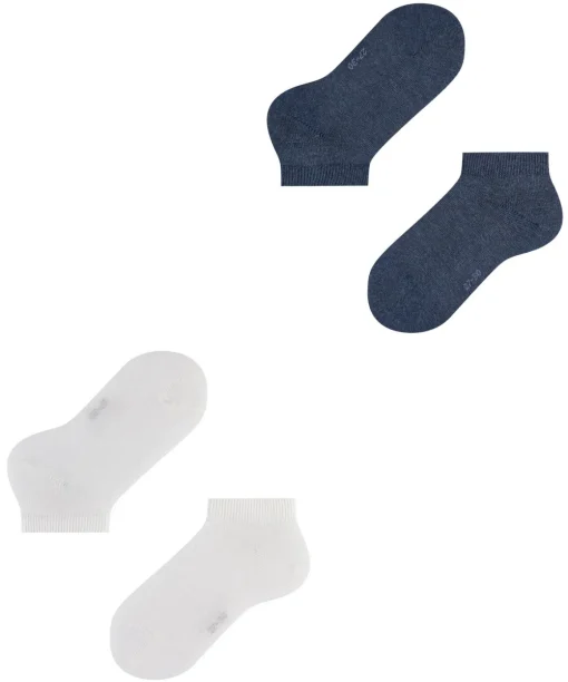 Happy 2-Pack Kinder Sneakersocken