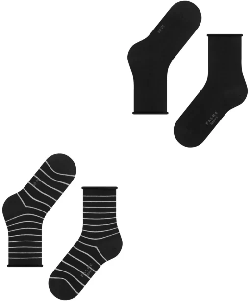 Happy Stripe 2-Pack Damen Socken