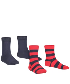 Happy Stripe 2-Pack Kinder Socken