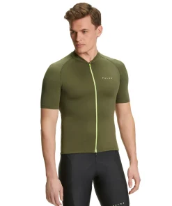 Herren Biking T-Shirt Collegekragen
