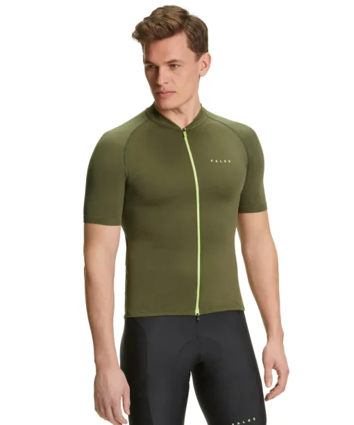 Herren Biking T-Shirt Collegekragen