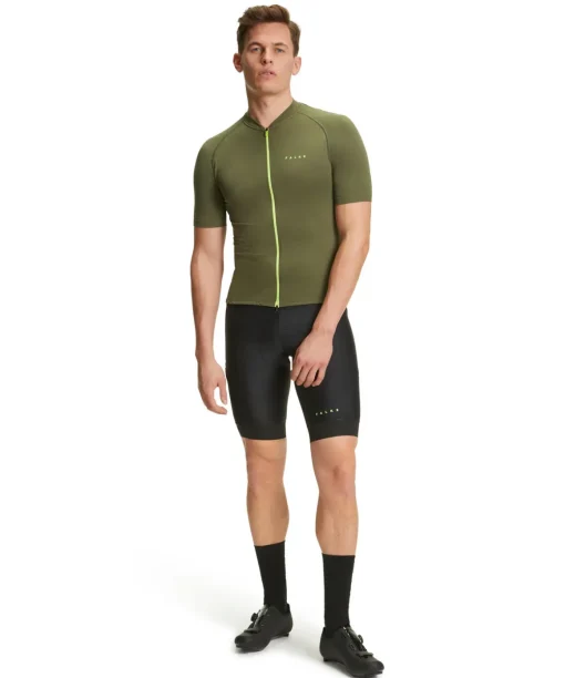 Herren Biking T-Shirt Collegekragen