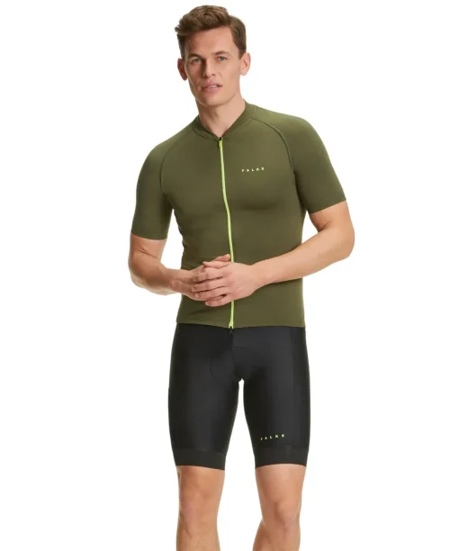 Herren Biking T-Shirt Collegekragen