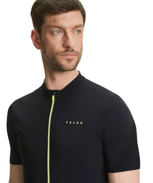 Herren Biking T-Shirt Stehkragen