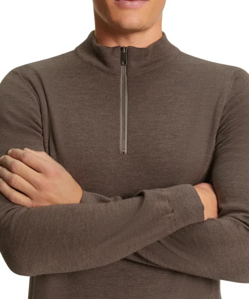 Herren Pullover Stehkragen
