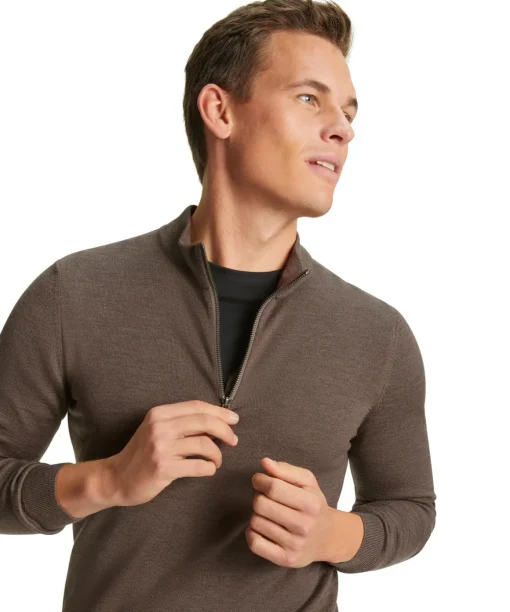 Herren Pullover Stehkragen