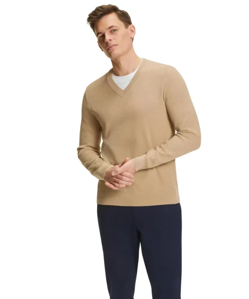 Herren Pullover V-Ausschnitt