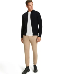 Herren Zip-Jacke Stehkragen