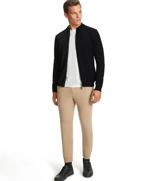 Herren Zip-Jacke Stehkragen