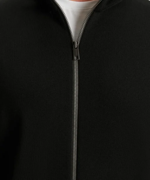 Herren Zip-Jacke Stehkragen