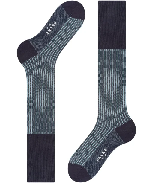 Oxford Stripe Herren Kniestrümpfe