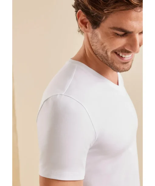 2-Pack Herren T-Shirt V-Ausschnitt Daily Comfort